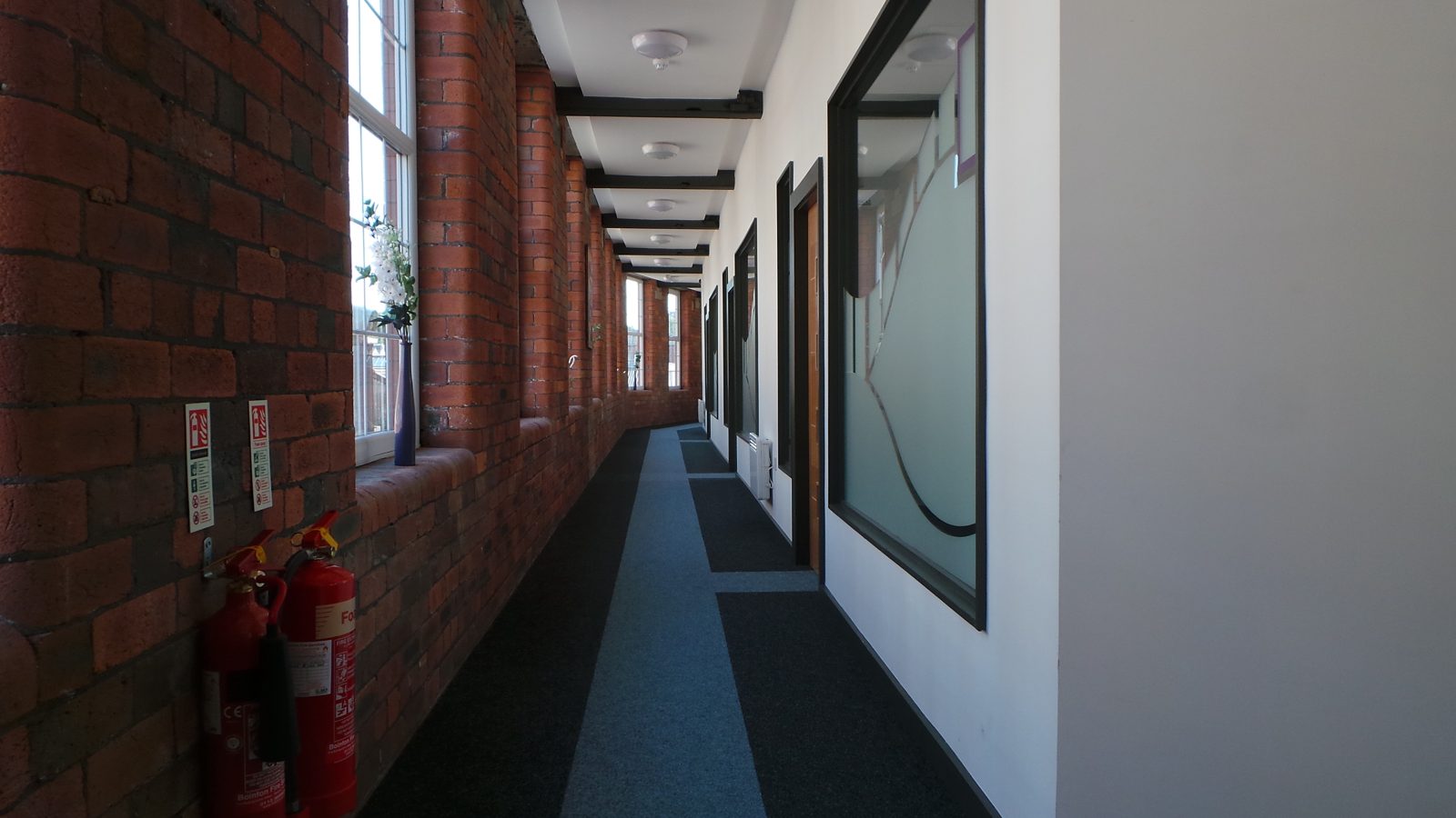 Meeting room with original beams